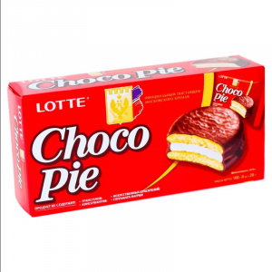 Печенье Чоко Пай Lotte 6шт. 168г
