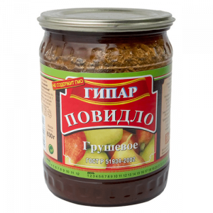 Повидло грушевое Гипар 630г
