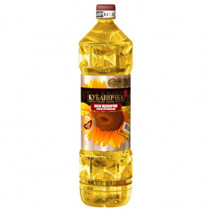 Масло нерафинированное Кубаночка 1л