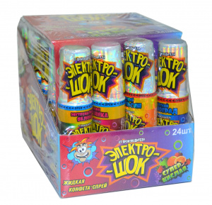 Жидкая конфета спрей ЭЛЕКТРОШОК 22г