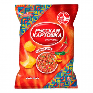 Чипсы Русская картошка со вкусом острый соус 50г