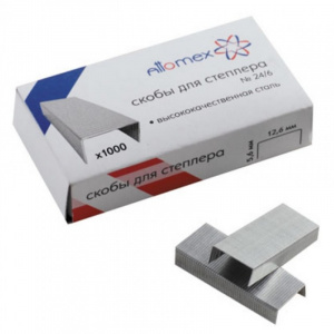 Скобы для степлера Аттомекс №24/6 1000шт. 