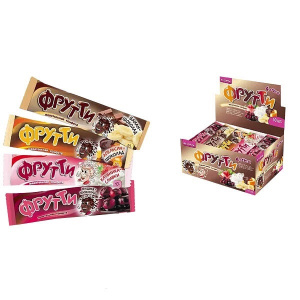 Жевательная конфета Фрутти сливочное ассорти 10г