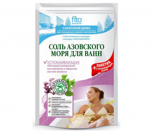 Соль Азовского Моря Для Ванн успокаивающая 530г
