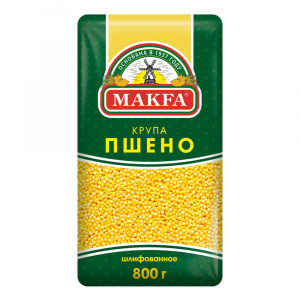 Крупа пшено шлифованное Макфа 800г