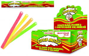 Взрыв мозга жев.резинка с кислинской 10г