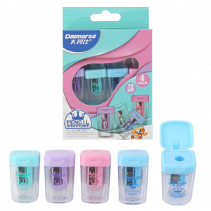 Точилка пластиковая DAIMARSE с контейнером КОКОС  1шт