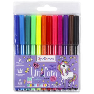 Фломастеры 12цв Attomex смываемые в ассортименте