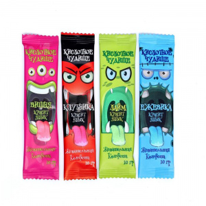 Жевательная конфета Кислотное чудовище 10г