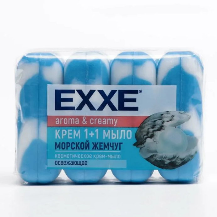 Туалетное крем-мыло Морской жемчуг 4шт 90г