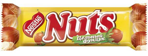 Батончик Nestle Nuts Цельный фундук, 50г