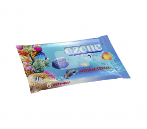 Влажные салфетки Озон мор.свеж, 15 шт.