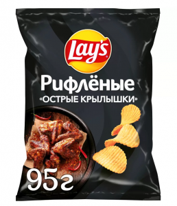 Чипсы Лейс Острые Крылышки 95гр