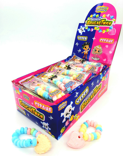 Сах.драже Браслетики (череп+сердце) 12гр