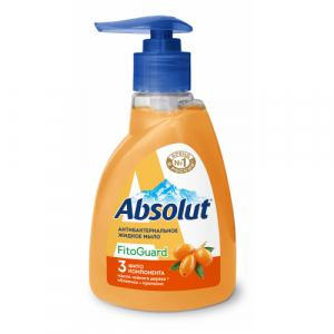 Жидкое антибактериальное мыло Absolut облепиха  250г