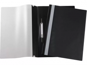 Папка-скоросшиватель А4 Клиарк черный