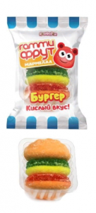 Кислый мармелад БУРГЕР 8гр