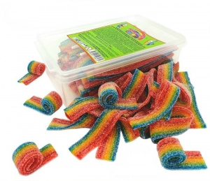 Мармеладная радуга в кислой обсыпке (ремешок) 7гр