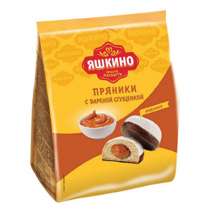 Пряники с вареной сгущенкой Яшкино 350г