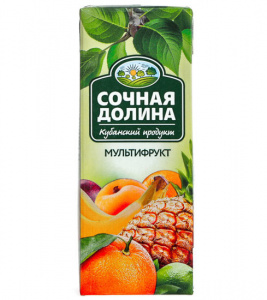 Нектар Сочная долина мультифрукт 0,95л
