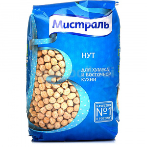 Нут для хумуса и восточной кухни Мистраль 450г