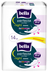Прокладки Белла perfecta ultra night drai 14шт