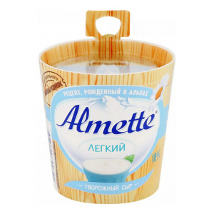 Сыр творожный легкий Альметте 150г