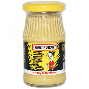 Горчица столовая "Слезу вышибает" Главпродукт 170 г 