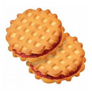 Печенье сдобное Домашние Вафельки с малиновой нач 1кг