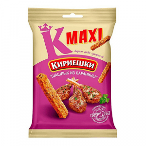 Сухарики Кириешки Maxi шашлык из баранины 60г