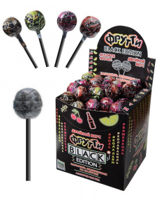 Карамель на палочке BLACK EDITION 12г
