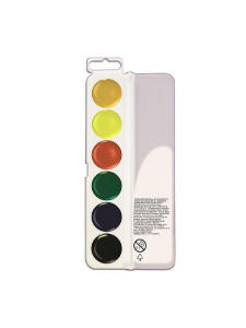 Акварель Луч Zоо 6цветов без кисти пластиковая коробка