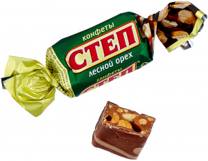 Конфеты Степ Лесной орех с арахисом и фундуком 1кг
