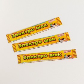 Жевательная конфета Электрошок Апельсин 20г