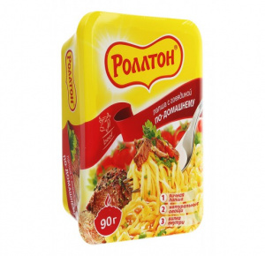 Лапша б/п с говядиной Роллтон чаша 90г