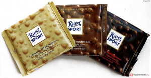 Шоколад Риттер спорт Альпийское молоко 100г