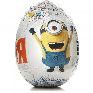 Шоколадное яйцо +игр Миньоны 20г