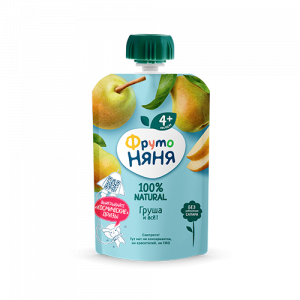 Пюре Фруто Няня (грушевое натуральное) 90гр м/у 