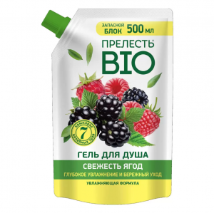 Гель для душа Прелесть био Свежесть ягод 500мл