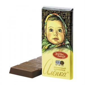 Шоколад молочный Аленка Красный Октябрь 60г