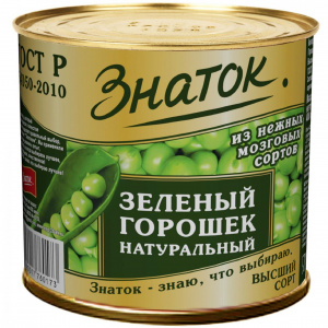 Горошек зеленый Знаток 425мл
