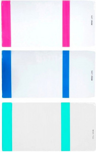 Обложка для учебников универсальная 235*490мм цветной клапан 