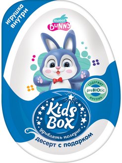 Кидсбокс Зайчата Десерт с подарком 20г