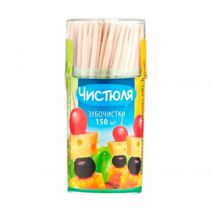 Зубочистки Чистюля 150шт