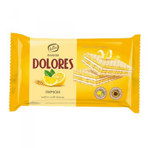 Вафли Долорес лимон 200г