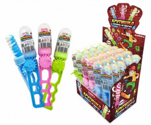 Крутишка карамель на палочке в форме фруктов микс 3,5г