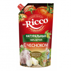 Кетчуп с чесноком Mr.Ricco 300гр