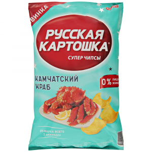 Чипсы Русская картошка Камчатский краб 50 гр.