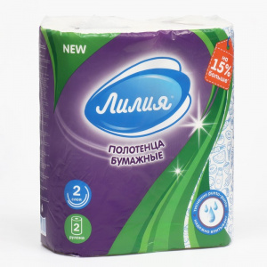 Полотенца бумажные Лилия