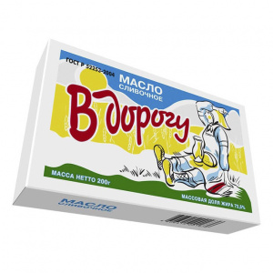 Масло сливочное В дорогу 72,5% 200г
